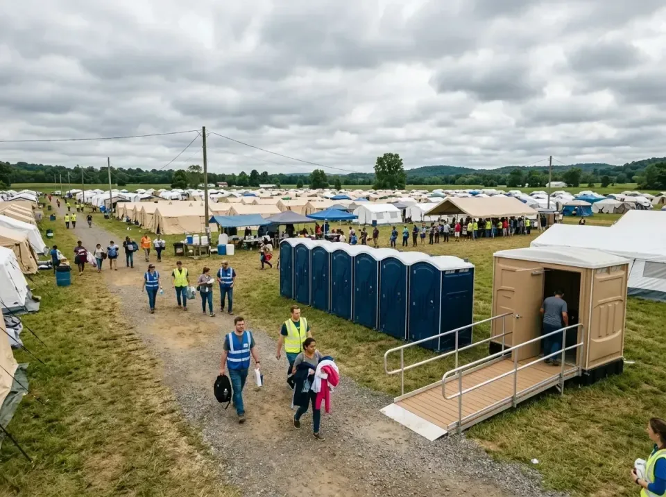 disaster-relief-camp-restrooms-010 — frequently asked questions, Dumpster & Portable Bathrooms Rental in Easton, MD